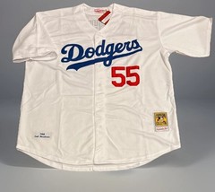 Orel Hershiser #55 Jersey Mens XL 1988 Los Angeles Dodgers Home White Throwback