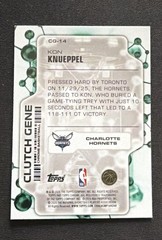 2025-26 Topps Chrome Update Clutch Gene Rookie Card Kon Knueppel RC Hornets