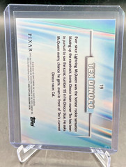 2026 Topps Chrome Disney Pixar TEX DINOCO Green Mini Diamond 46/99 #19