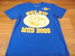 RETRO WATERBOY BOBBY BOUCHER SCLSU MUD DOGS BOURBON BOWL MOVIE T-SHIRT SIZE M