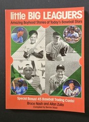 1990 little BIG LEAGUERS Book W/44 Cards Inside