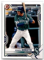2021 Bowman Draft #BD-74 Edwin Arroyo Seattle Mariners