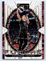 2025 Panini Select WNBA Kate Martin Rookie Select Future White Disco Prizm /75