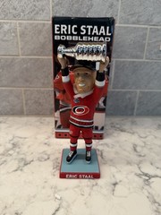 ERIC STAAL Jersey Retirement Bobblehead Carolina Hurricanes Stanley Cup
