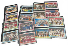 1980-81 Topps NBA Basketball 16 Team Mini-Poster Complete Set Bird Magic Dr J