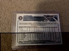 2023 Topps Chrome – Rookie Autographs Yainer Diaz #RA-YD Refractor /499 (AU, RC)