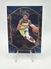 2020-21 Panini Select – Concourse Anthony Edwards #61 Blue Prizm (RC)