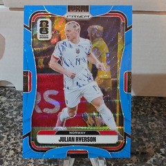 Panini Prizm FIFA WC 2026 Julian Ryerson Norway #332 Fluor Blue Wave /225