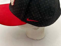 Ole Miss Rebels Cap Hat NIKE TRUE 3D Logo Polka Dot Body Black Red Polka Dots