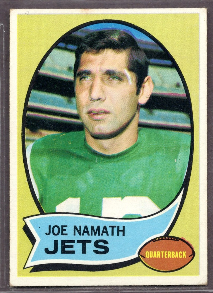 1970 Topps Set-Break #150 Joe Namath EX-EXMINT *JAYSACE*