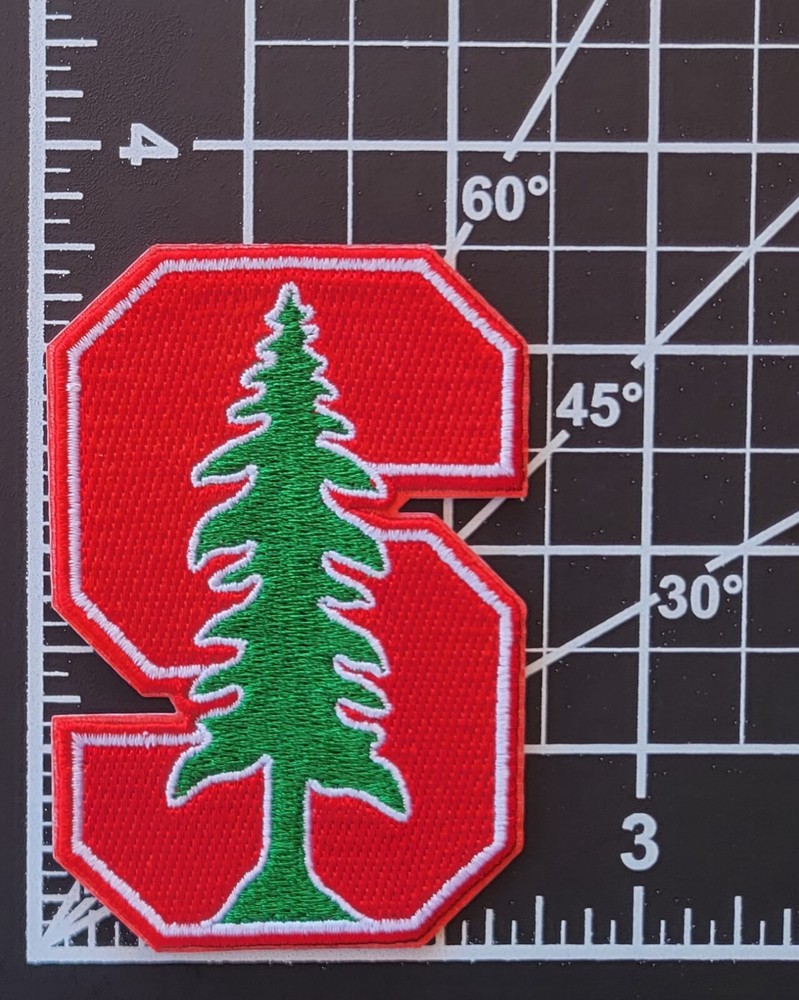 Stanford 3.5&Prime; Iron/Sew On Embroidered Patch ~Free Mailing!