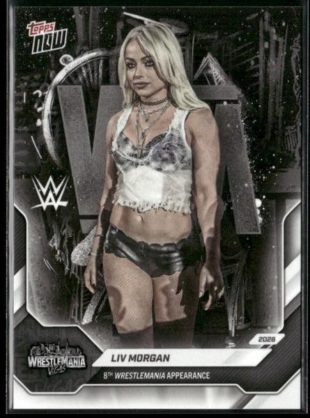 2026 Topps Now WWE #9 Wrestlemania Vegas Liv Morgan