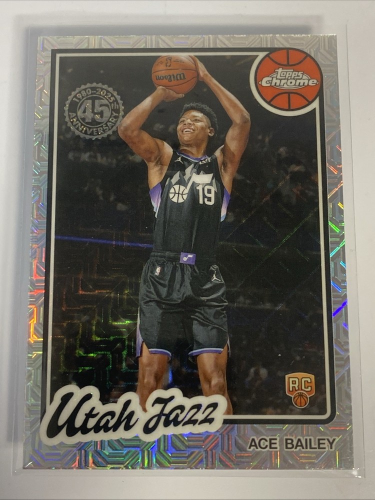 2025 Topps Chrome Basketball Ace Bailey RC #TC-AB 45th Anniversary
