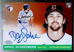 2025 TOPPS CHROME PLATINUM AUTOGRAPH AUTO CARD CPA-DSCH DANIEL SCHNEEMANN