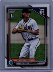2024 Bowman Draft #BDC-80 Michael Massey Chrome Refractor 1st Bowman