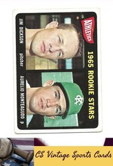 1965 Topps #286 Athletics 1965 Rookie Stars (Jim Dickson / Aurelio Monteagudo)