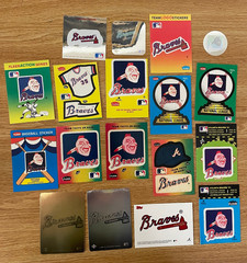 MLB Baseball Team Logo Sticker Lots Upper Deck & Fleer 1980s 1990s YOU PICK