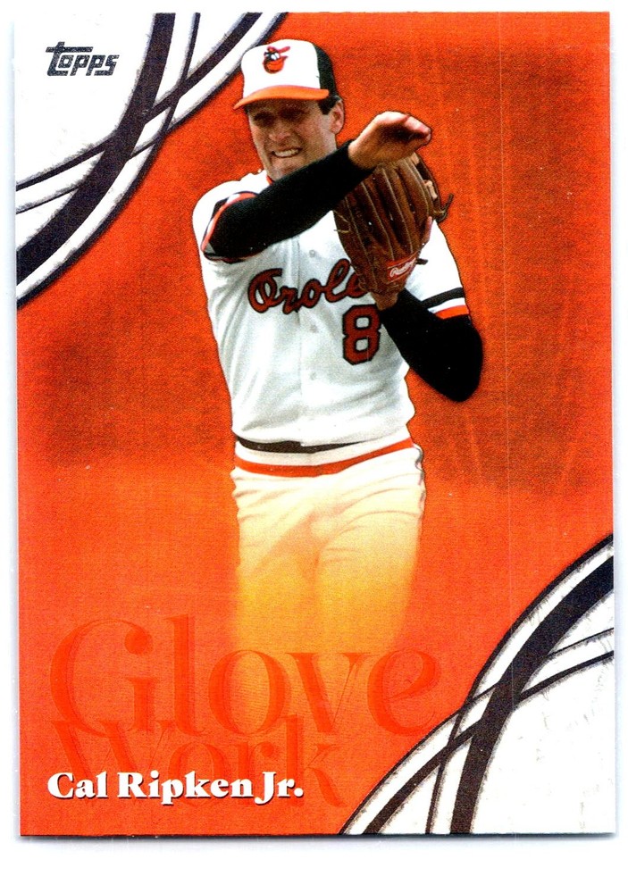 2026 Topps #GW-14 Cal Ripken Jr. Glove Work
