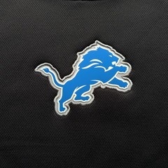 Nike Therma FIT Detroit Lions Pullover Crewneck Team Sweater Black Mens Size L