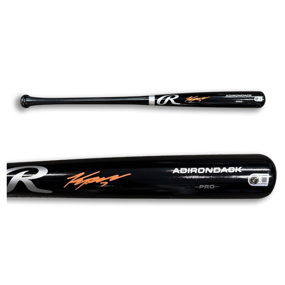 Kevin McGonigle Autographed Detroit Tigers Signed Black Baseball Bat Beckett COA