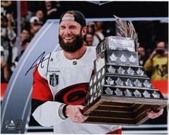 Jordan Staal Hurricanes Signed 2026 Stanley Cup Champs 16×20 Conn Smythe Photo