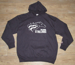 Baltimore Stallions CFL Dark Blue Royal Retros Hoodie Jacket Men&rsquo;s size 2XL