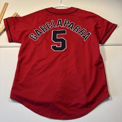 Vintage NWT Men&rsquo;s M Russell MLB Boston Red Sox Nomar Garciaparra #5 Jersey