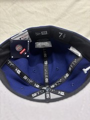 Supreme Los Angeles Dodgers Blue New Era Fitted Hat Size 7 3/8 MLB 58.7