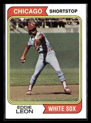 1974 Topps #501 Eddie Leon – NM/MT+ Set Break!