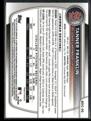 2025 Bowman Draft #BDC-90 Tanner Franklin Chrome Sapphire