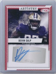 2024 Sage Artistry Devin Culp #ART-DC2 Rookie Auto