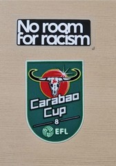 SOCCER PATCH SET CARABAO CUP ANY TEAM BADGE WINNER GOLD NEW CASTLE #35