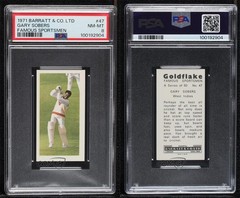 1971 Barratt & Co Goldflake Famous Sportsmen Garfield Sobers Gary #47 11bd