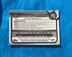 Drew Thorpe 2022 Auto Bowman Chrome Refractor Autograph /499 Rookie White Sox ⚾️