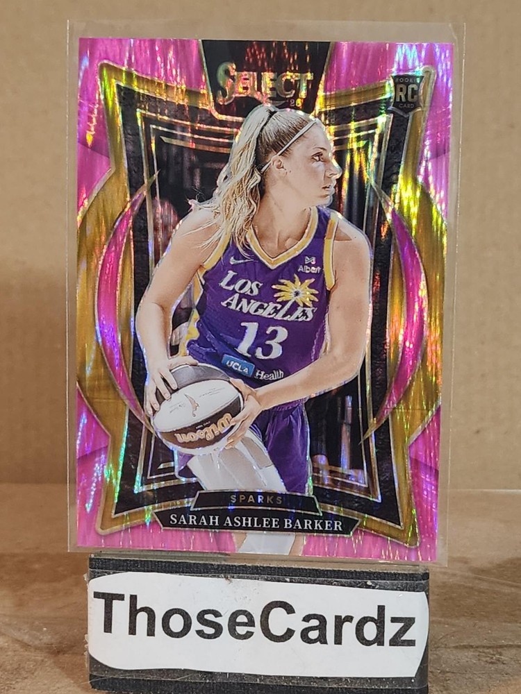 2025 Panini Select WNBA Pink Flash Concourse #66 Sarah Ashlee Barker