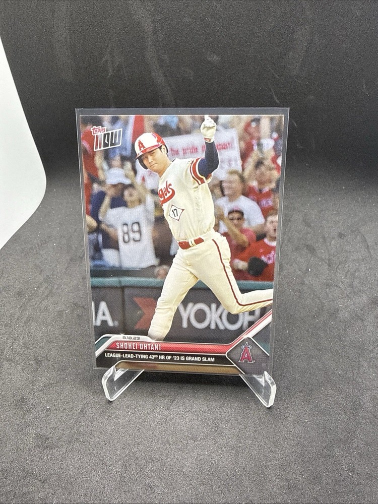 Shohei Ohtani Topps Now #727 LEAGUE-LEAD-TYING 43RD HR OF &rsquo;23 IS GRAND SLAM