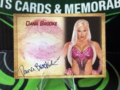 Dana Brooke Kiss Card Signed Autograph Auto 2018 Collectors Expo TNA AEW WWE