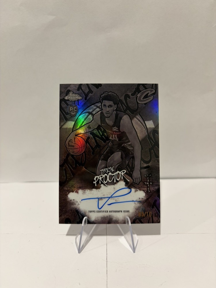 2025-26 Topps Cactus Jack Tyrese Proctor Cactus Ink Rookie Auto Black 5/10