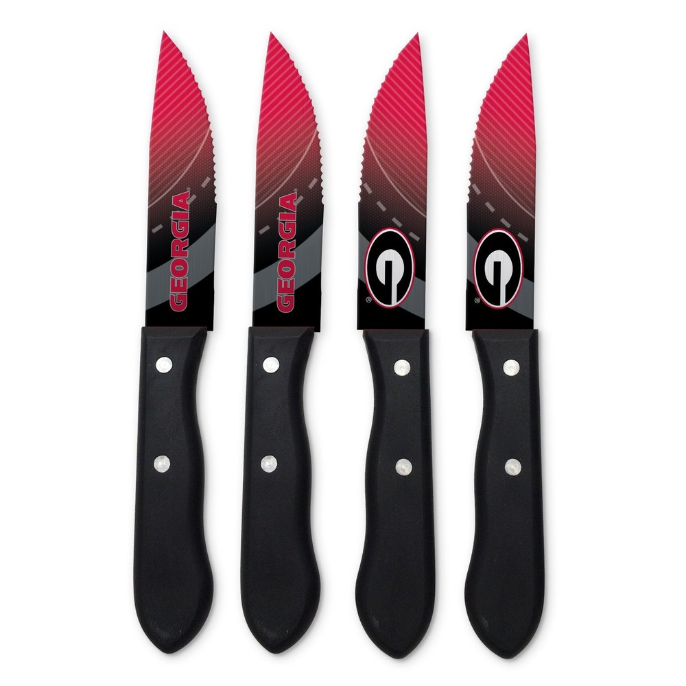 The Sports Vault NCAA Georgia Bulldogs Steak Knives