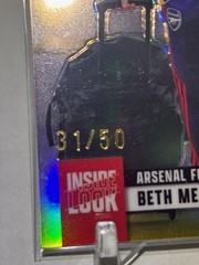 2026 Topps Chrome UWCL Beth Mead Arsenal FC Inside Look IL-2 31/50
