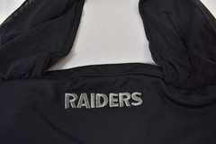 All Sport Couture NFL Womens Las Vegas Raiders First Down Halter Top Shirt NWT