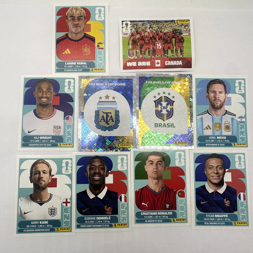 Panini FIFA World Cup 2026 Sticker Singles USA-TUN Choose Your Sticker Complete