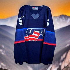 USA Women&rsquo;s Hockey Megan Keller Signed NIKE IIHF Hockey Jersey ● JSA