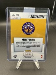 2025 Panini Instant WNBA #227 Kelsey Plum Holds Off Wings Only 101 Made