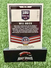 2026 Panini Stars & Stripes Prizm Baseball Will Brick Blue Refractor 118/299