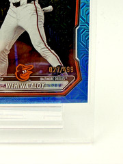 2026 Bowman Mega – Wehiwa Aloy #BCP-135 Chrome Prospects Sky Blue Mojo /499