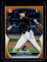 2023 Bowman Draft #BD-18 Andrew Lindsey Gold 1st Bowman