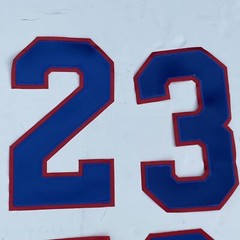 10” JERSEY Number KIT PATCH BASEBALL FOOTBALL HOCKEY TEAMS Choose Any Number 0-9