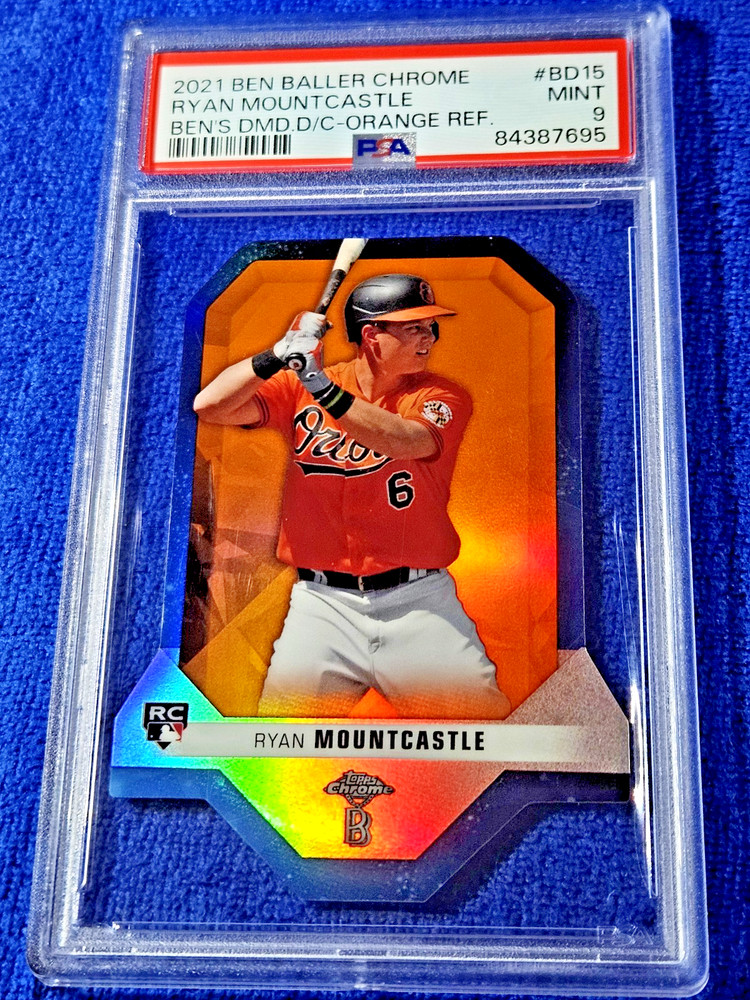 2021 Ben’s Diamond Die-Cuts Orange Refractor /25 Ryan Mountcastle Rookie #BD15