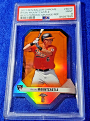 2021 Ben’s Diamond Die-Cuts Orange Refractor /25 Ryan Mountcastle Rookie #BD15